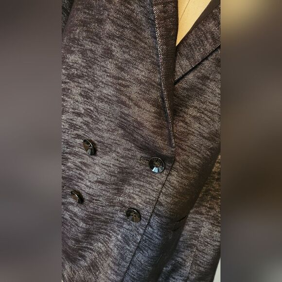 BCBGeneration Dark Grey/Black Boyfriend Blazer - Size Small - Picture 8 of 11